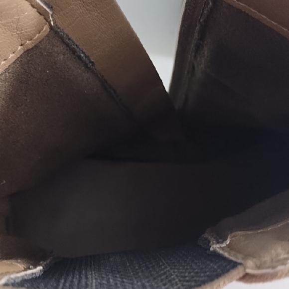 Tan Chelsea Boots with Rugged Design Side Zip & Elastic Panels 10 - Picture 5 of 9